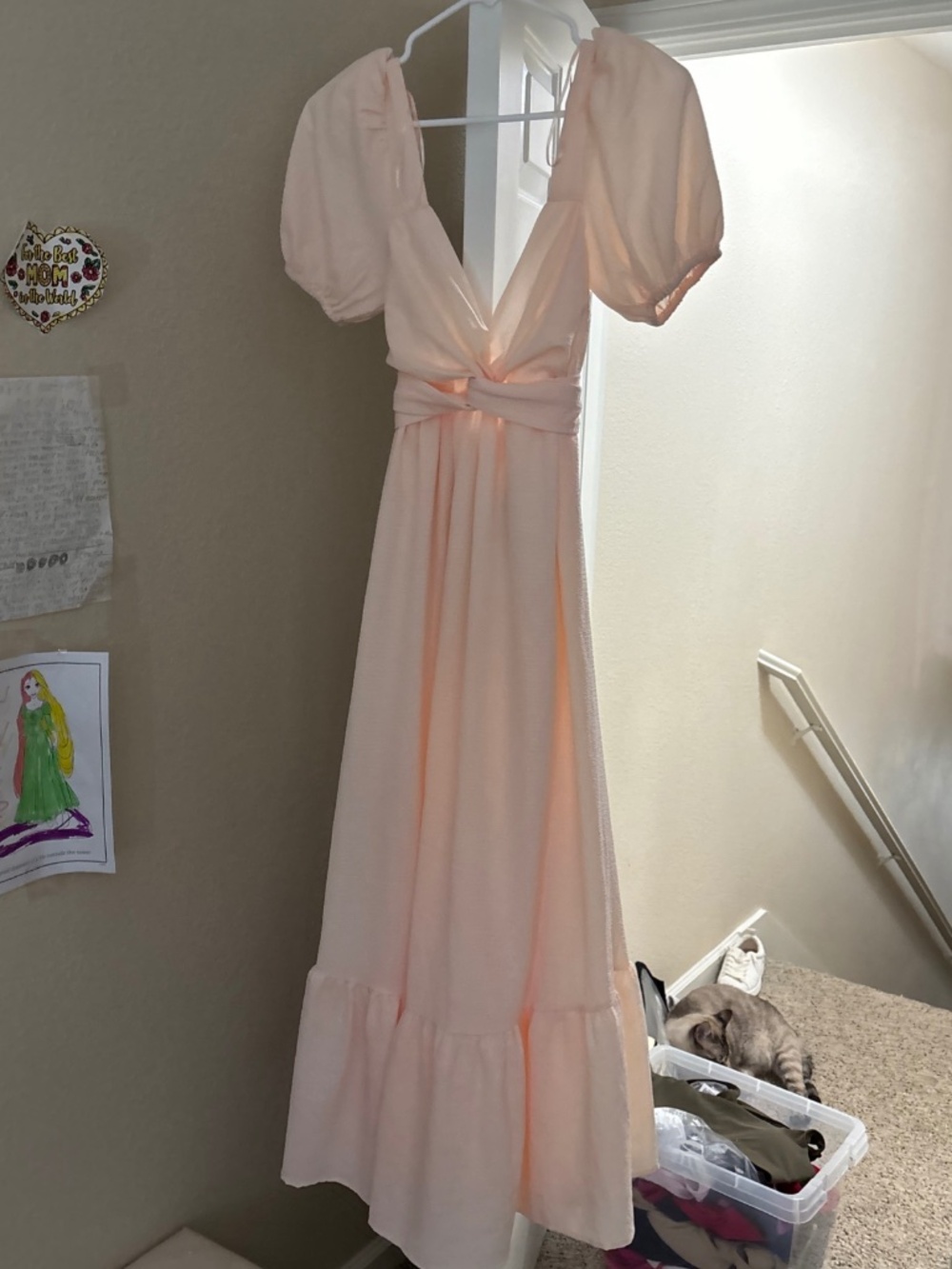 Astr the label long pink dress new with the tag size small